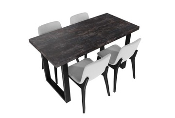 Кухонный стол для столовой Стол-чердак Верхние цвета