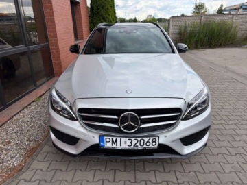 Mercedes Klasa C W205 Kombi 250 BlueTEC 204KM 2017 Mercedes-Benz Klasa C 2.2 diesel 204 KM zarej w PL 4x4 automat zadban, zdjęcie 5