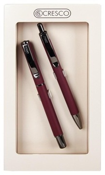 PIÓRO + DŁUGOPIS MASTER GUN W ETUI GB BRĄZOWY