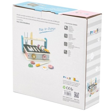 Деревянная складная печь и гриль Viga Toys