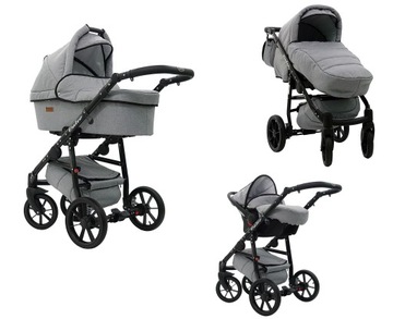 WÓZEK WIELOFUNKCYJNY 3W1 CALEO FOTELIK 10 KG