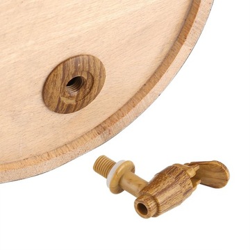 Диспенсер для вина из дерева и дерева емкостью 10 литров, для виски Бурбон Текила