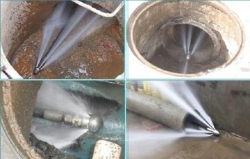 НАСАДКИ для очистки стенок канализационных труб 1/4