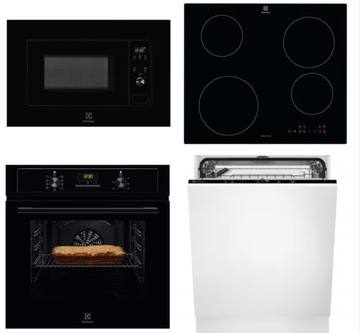 zestaw |electrolux|EOF3H50BK + LIB60420CK + EEA27200L + LMS2203EMK