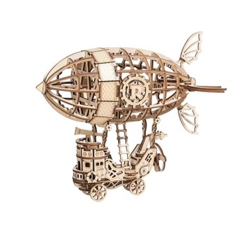 Robotime Drewniane Puzzle 3D - STEROWIEC PREZENT
