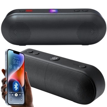 GŁOŚNIK BLUETOOTH Z RADIEM BEZPRZEWODOWY PRZENOŚNY AUX USB SD KOMPAKTOWY