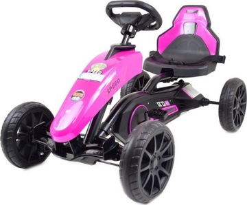 GOKART SPEED С ПЕДАЛЬМИ AHL МЯГКИЕ КОЛЕСА ТОРМОЗ