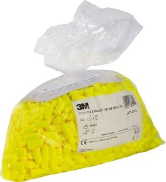 Wkładki przeciwhałasowe 3M PD-01-010 500par zatyczki