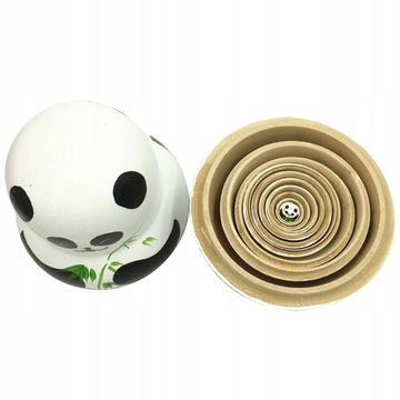 ПАНДА животное Матрешка Бабушка 10в1 15см