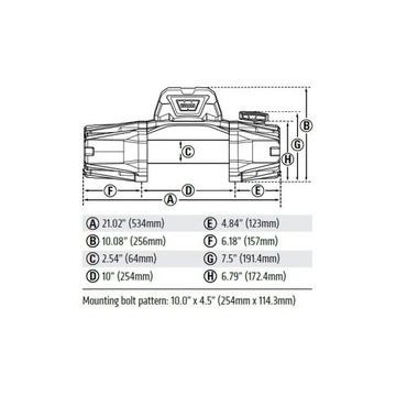 Лебедка Warn VR EVO 12-s 5443кг IP68