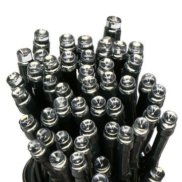 Lampki choinkowe 50 LED 5m Zewnętrzne +Timer IP44 8 Funkcji Na Baterie