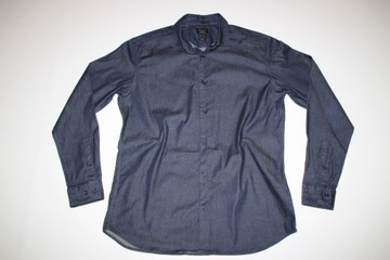 SELECTED HOMME*MĘSKA JEANSOWA DUŻA KOSZULA*XL/44