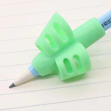 3-цветная детская ручка-инструмент, силиконовая ручка для эргономичной коррекции осанки пальцев
