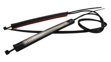 2W1 DRL BIAŁO-ŻÓŁTE KIERUNKOWSKAZY LED DO MOTOCYKLA SKUTERA QUADA