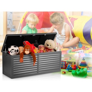 Комод BALCONY GARDEN 143 x 57 x 53,5 см 390 литров черный и серый