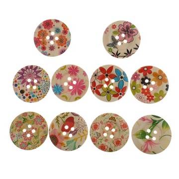 10 Pcs 50mm Round Buttons for Sewing DIY Craft Decorations
