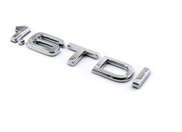 EMBLEMAT ZNACZEK AUDI 1.6TDI TYŁ KLAPĘ