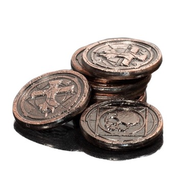 НАБОР ИЗ 24 МЕТАЛЛИЧЕСКИХ МОНЕТ «МОНСТЕРЫ»