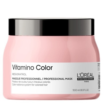 Maska Do Włosów Farbowanych Ochrona Koloru L'Oreal Vitamino Color 500 ml