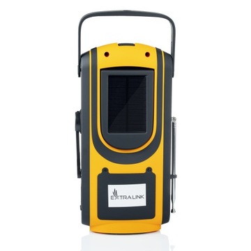 АВАРИЙНАЯ СОЛНЕЧНАЯ РАДИОДИНАМО СВЕТОДИОДНАЯ ЛАМПА 6000мАч