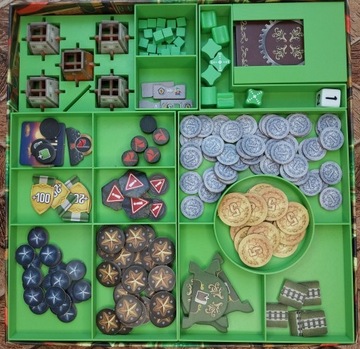 Nucleum - Вставка, органайзер Colorful - зеленый