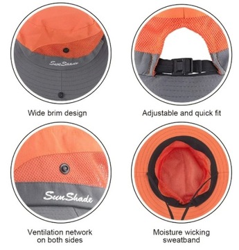 ЛЕТНЯЯ ЖЕНСКАЯ ШЛЯПА С МЕСТАМИ ДЛЯ КЕПКИ PONY PONY