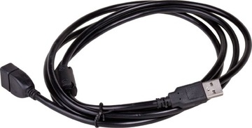 Kabel USB Akyga USBA USBA 1.8 m Czarny (AKUSB07)