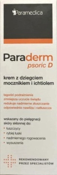 PARADERM PSORIC D KREM Z DZIEGCIEM ŁUSZCZYCA