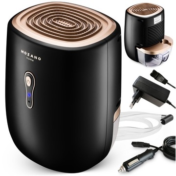 OSUSZACZ POWIETRZA 30W POCHŁANIACZ WILGOCI 800ml CICHY DOM + SAMOCHÓD 12V