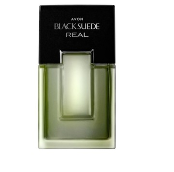 Avon Perfum Męski Black Suede Real 75ml Akord Drzewny Dla Taty Męża