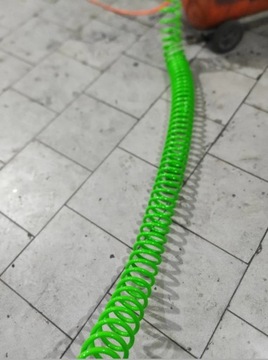 WĄŻ PRZEWÓD 8x12MM 15M SPIRALNY POLIURETANOWY PNEUMATYCZNY DO KOMPRESORA