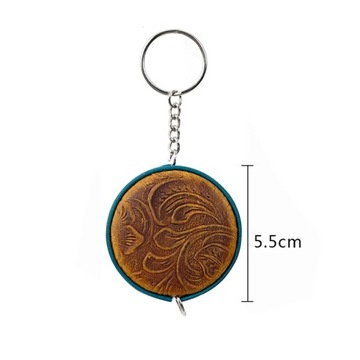 FM DHY Винтажная кожаная измерительная лента в кофейном стиле