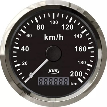 Prędkościomierz GPS 85mm 0-200km/h KUS seria Sea V