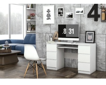 Куба белый письменный стол