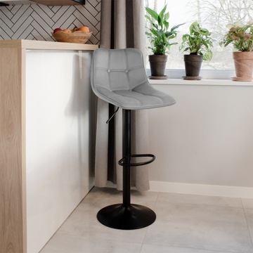 КРЮЧОК С БАРХАТНОЙ ОБИВКОЙ, РЕГУЛИРУЕМЫЙ КУХОННЫЙ БАРНЫЙ СТУЛ СО СПИНКОЙ LOFT