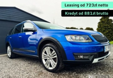 Skoda Octavia III Scout 2.0 TDI 184KM 2016 Skoda Octavia Bezwypadkowy, Scout FV23, 4x4, DSG, KredytowanieLeasing, gwa