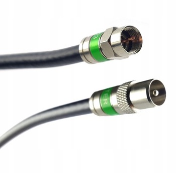 Gotowy kabel DVB-T złącze F - Wtyk TV kompresowane 3m