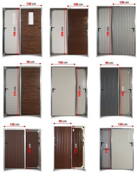 Дверь в ангар, гараж, подвал котельной Домб/Ожех