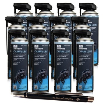 12 x FUCHS SILKOLENE CHAIN LUBE - SMAR DO ŁAŃCUCHA - SPRAY - 500ml