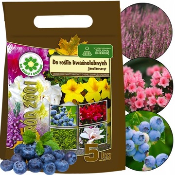 SIARKOPOL OGRÓD 2001 NAWÓZ JESIENNY DO KWAŚNOLUBNYCH WRZOSÓW BORÓWEK 5 KG
