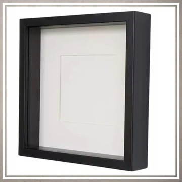 Рама рама 3d 24,5x24,5 см для издевательств над мохами для фотографий черные