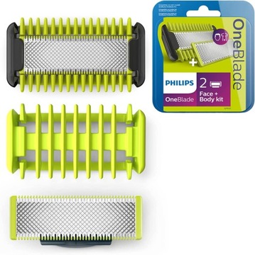 2x OSTRZA PHILIPS OneBlade Face + Body
