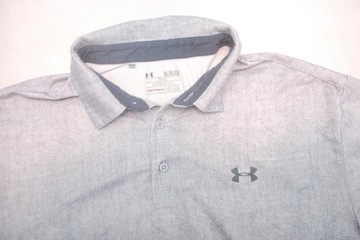 z Koszulka polo Under Armour XL Loose Heat Gear szara