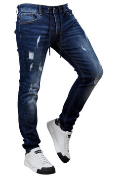 MP0016 r. XL Jeansy MĘSKIE MODNE SLIM FIT