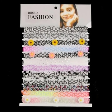 Набор из 24 колье-чокеров