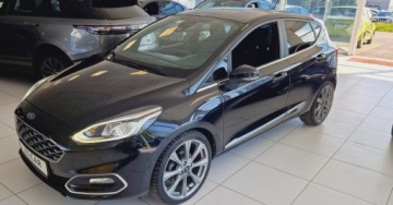 Ford Fiesta VIII Hatchback 3d 1.0 EcoBoost 140KM 2018 Ford Fiesta Vignale 140KM Skorzana tapicerka LEDY Nawigacja Kamera BO