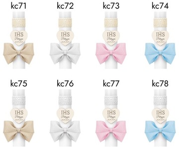 Świeca Komunijna pudełko drewno Świeca do Komunii Imienna Świeca na Komunię