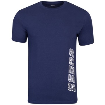 GUESS T-Shirt Chile Z3GI11 J1314 Granatowy Slim Fit