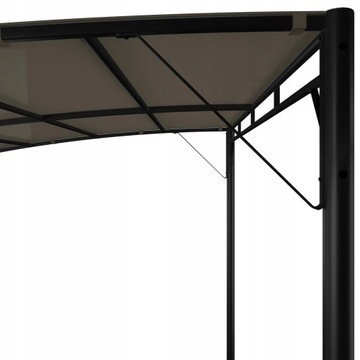 vidaXL Garden Canopy 3 x 3 x 2,55 м, темно-серый