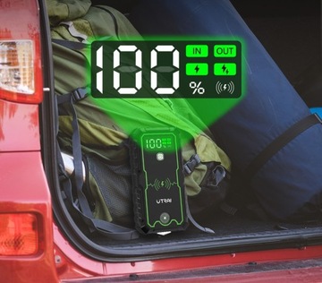 МОЩНОЕ АВТОМОБИЛЬНОЕ ПУСКОВОЕ УСТРОЙСТВО POWERBANK STARTING BOOSTER 2500A